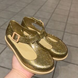 Mel Dreamed By Melissa Kazakova Gold Glitter Sparkle Mary Jane